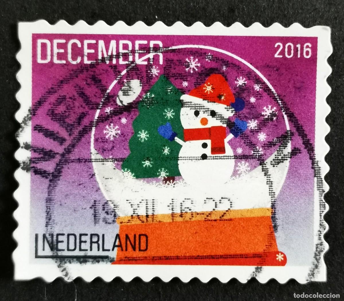 Sellos: Sello Pa&iacute;ses Bajos 2016, Bola de cristal, December &ordm; - Sin Valor Facial, Michel: NL 3541