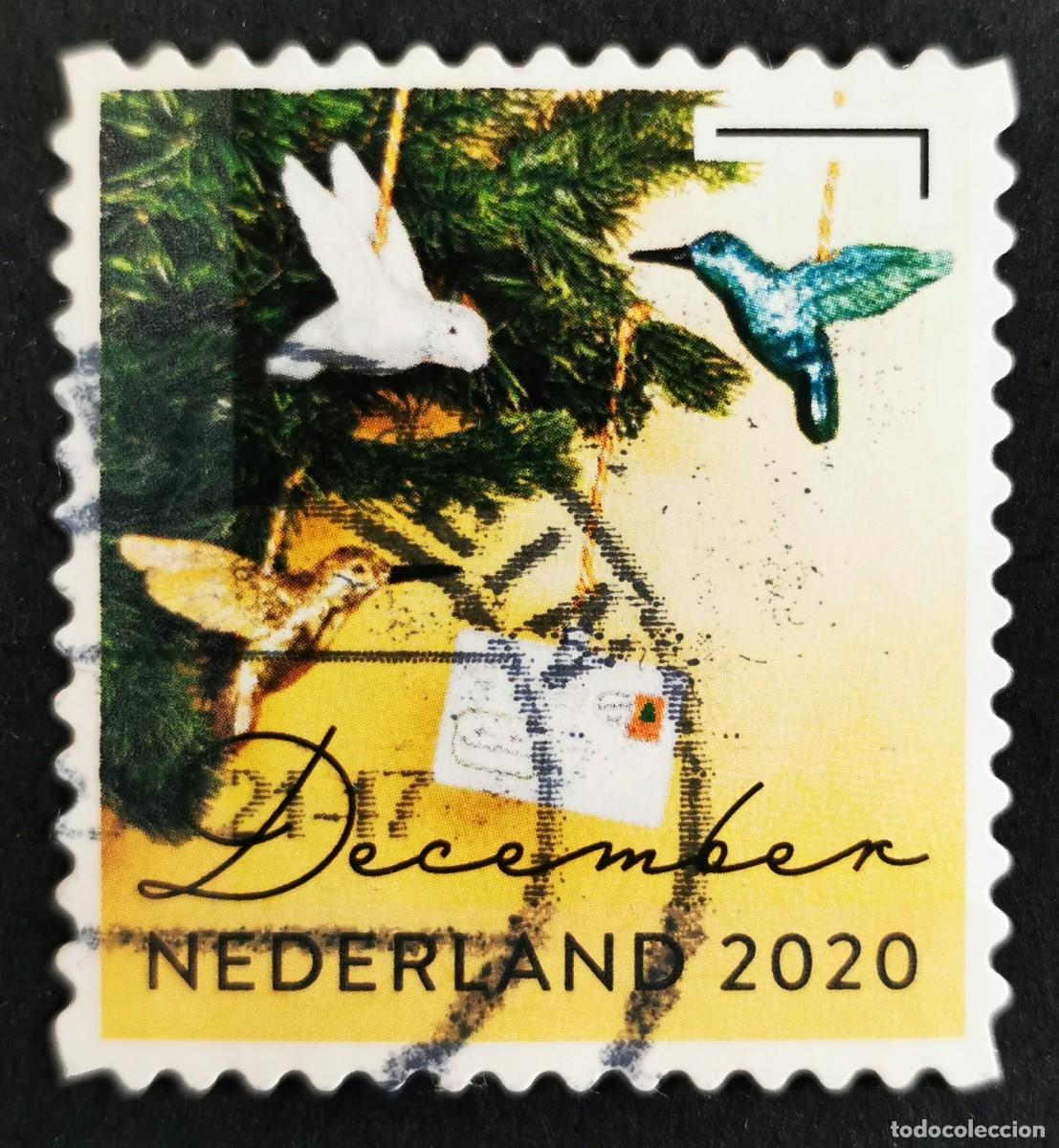 Sellos: Sello Pa&iacute;ses Bajos 2020, Postales adornos colibr&iacute;es, December &ordm; - Sin Valor Facial, Michel: NL 3977