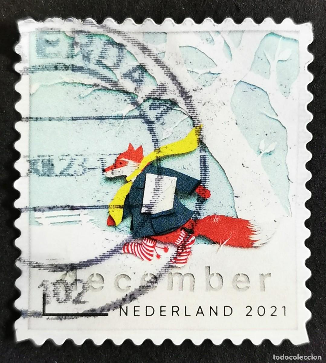 Sellos: Sello Pa&iacute;ses Bajos 2021, Zorro, December &ordm; - Sin Valor Facial, Michel: NL 4067