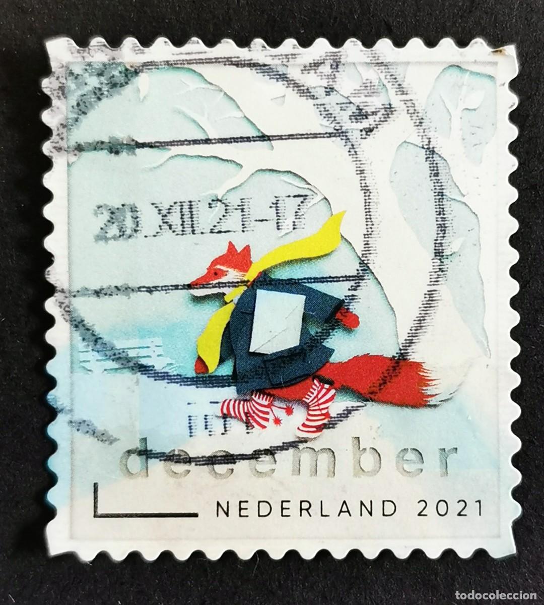 Sellos: Sello Pa&iacute;ses Bajos 2021, Zorro, December &ordm; - Sin Valor Facial, Michel: NL 4067