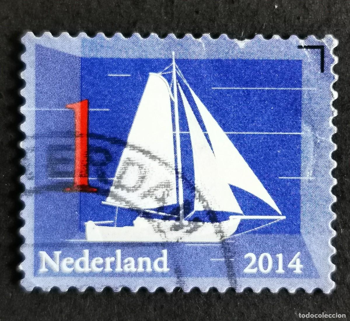 Sellos: Sello Pa&iacute;ses Bajos 2014, Iconos holandeses: Velero, 1 &ordm; - Sin Valor Facial, Michel: NL 3194
