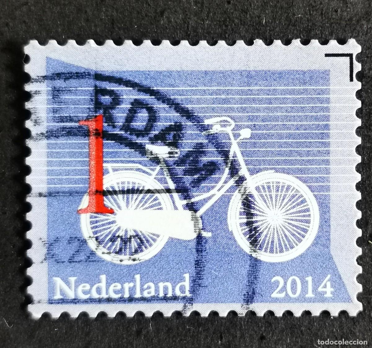 Sellos: Sello Pa&iacute;ses Bajos 2014, Iconos holandeses: Bicicleta, 1 &ordm; - Sin Valor Facial, Michel: NL 3199,