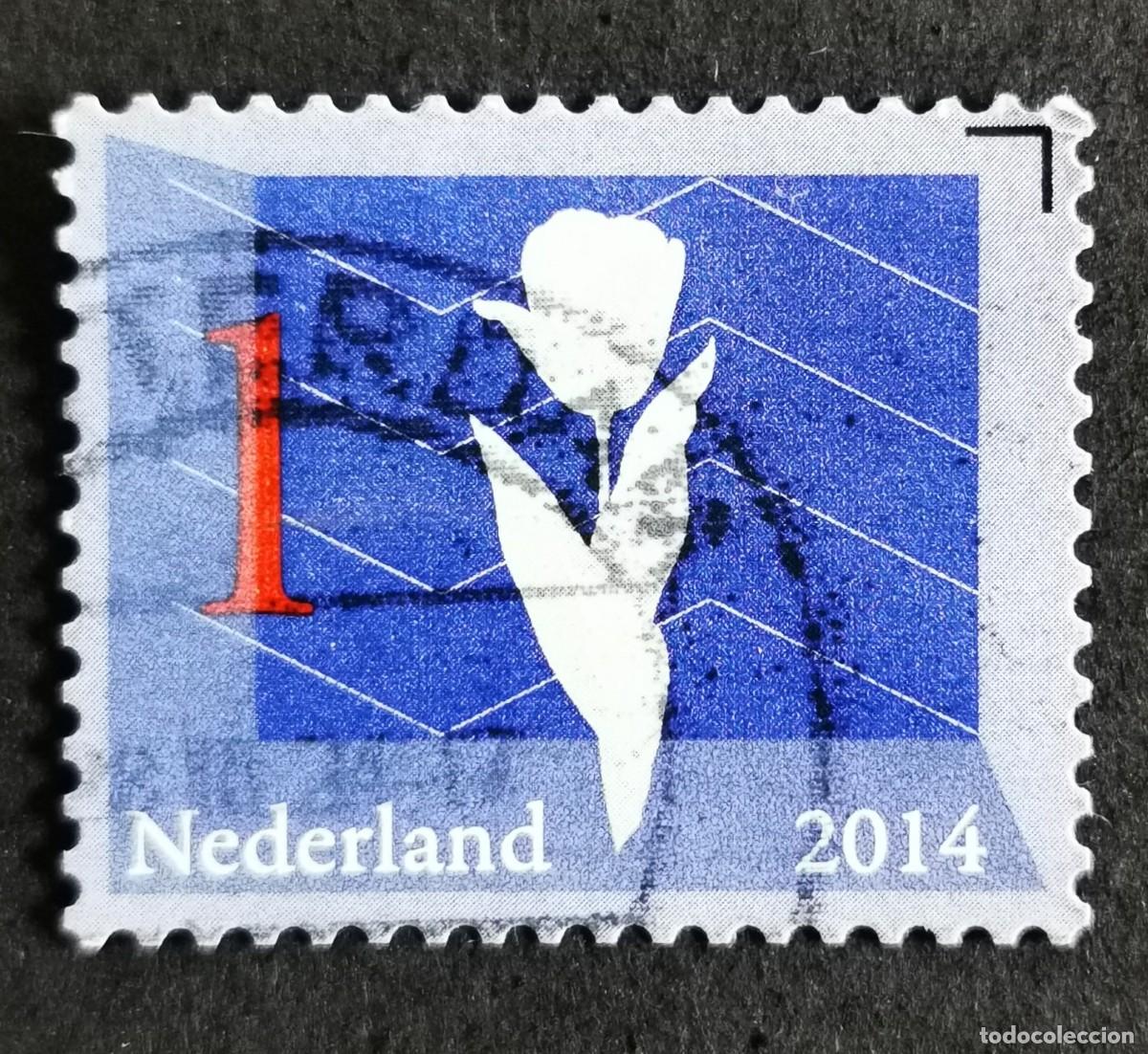 Sellos: Sello Pa&iacute;ses Bajos 2014, Iconos holandeses: Tulip&aacute;n, 1 &ordm; - Sin Valor Facial, Michel: NL 3201