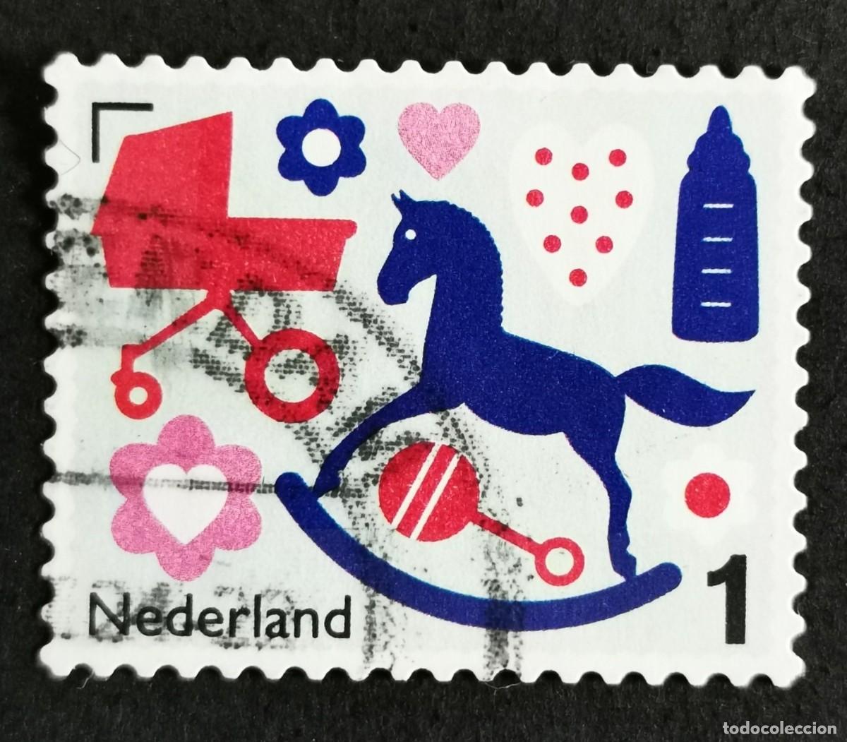 Sellos: Sello Pa&iacute;ses Bajos 2015, Sello de nacimiento, 1 &ordm; - Sin Valor Facial, Michel: NL 3203