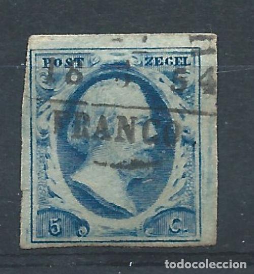 Sellos: Pays Bas N&deg;1 Obl (FU) 1852 - Guillaume III
