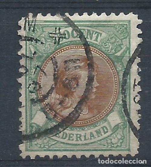 Sellos: Pays Bas N&deg;44 Obl (FU) 1891/97 - Reine Wilhelmine