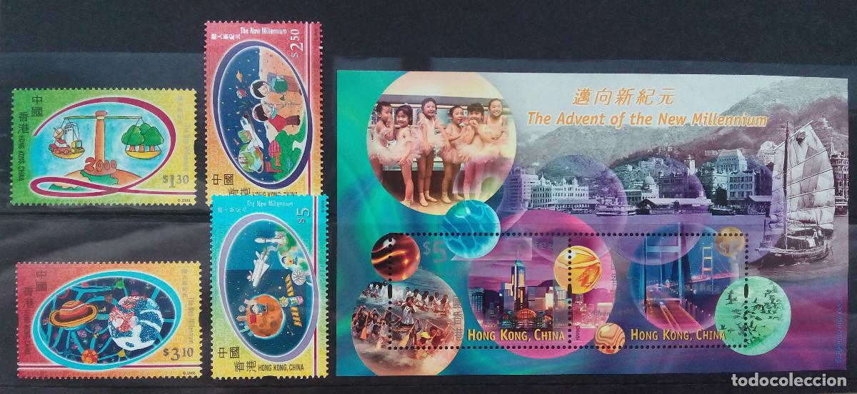 Timbres: Hong Kong 1999 2000 MNH** Nuevo Milenio Hoja Bloque y serie Siglo XXI