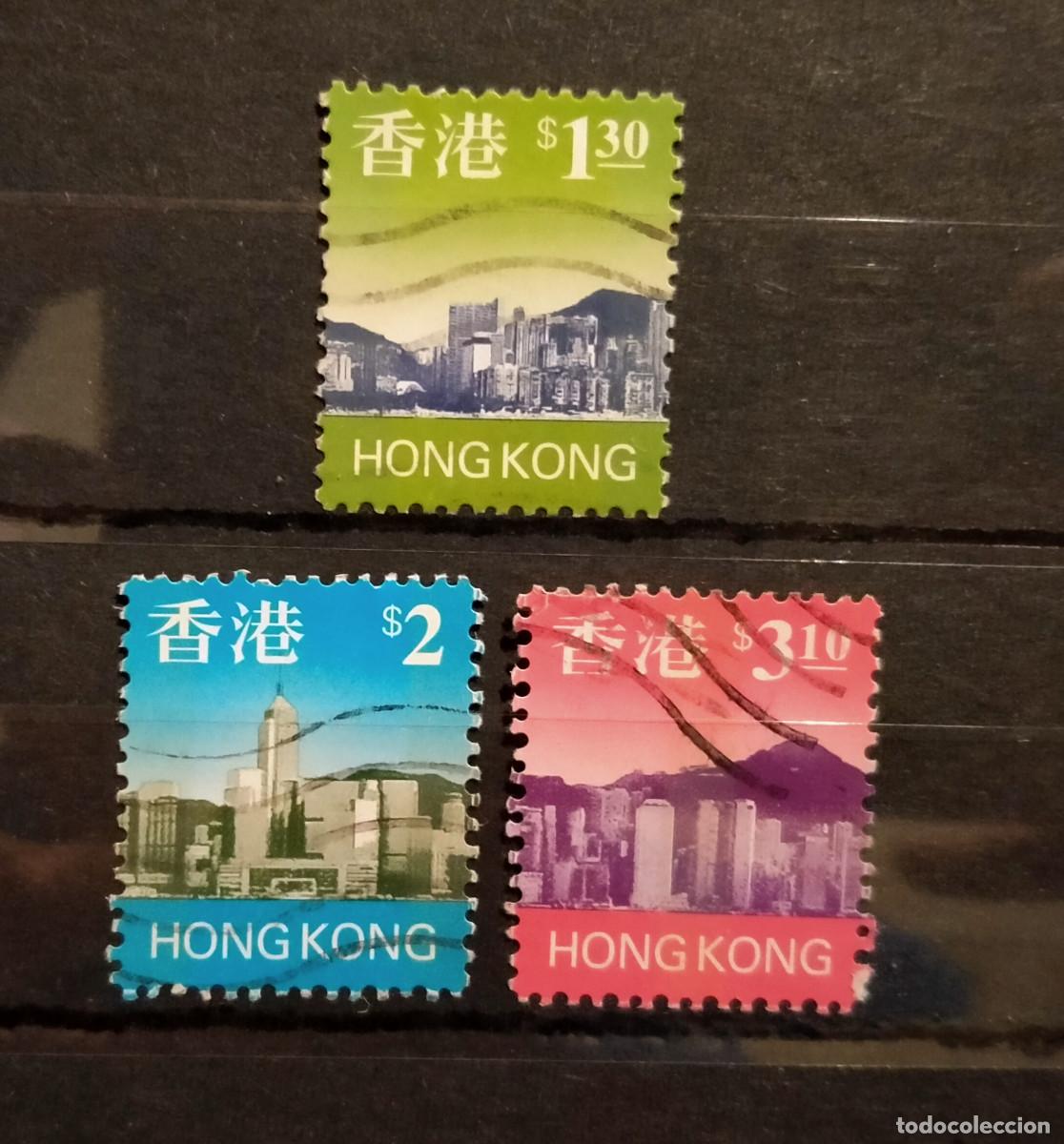 Selos: Hong Kong 1997 Usado Panor&aacute;mica de Hong Kong Distintos skylines