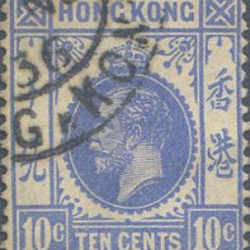 Sellos: 645692 USED HONG KONG 1912 GEORGE V