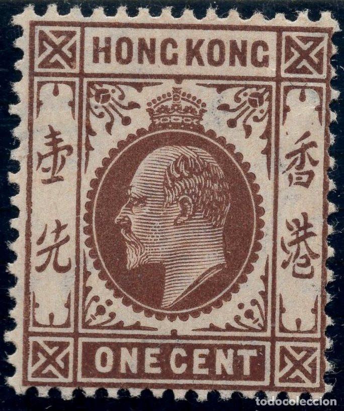 Sellos: HONG KONG 1910 STAMP MICHEL HK 91