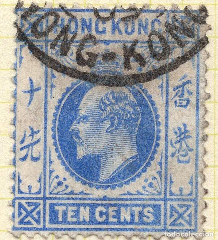 Sellos: HONG KONG 1907 STAMP MICHEL HK 93