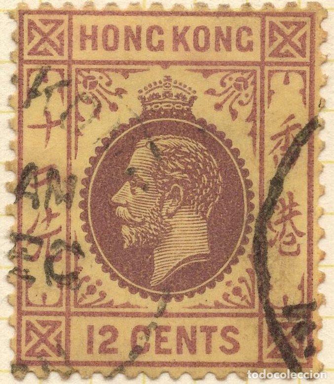 Sellos: HONG KONG 1914 STAMP MICHEL HK 104Y