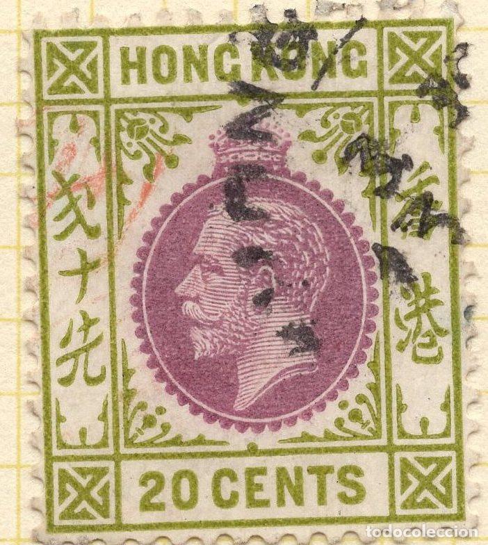Sellos: HONG KONG 1912 STAMP MICHEL HK 105