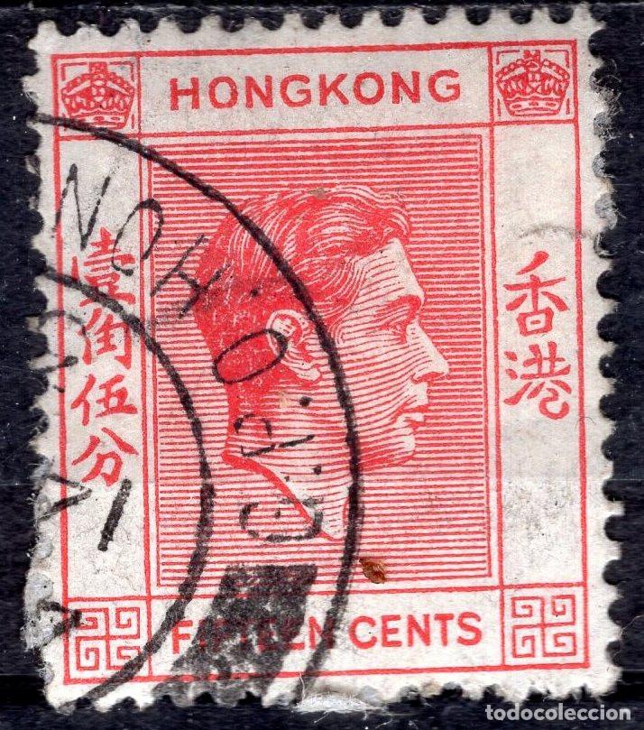 Sellos: HONG KONG 1938 STAMP MICHEL HK 145