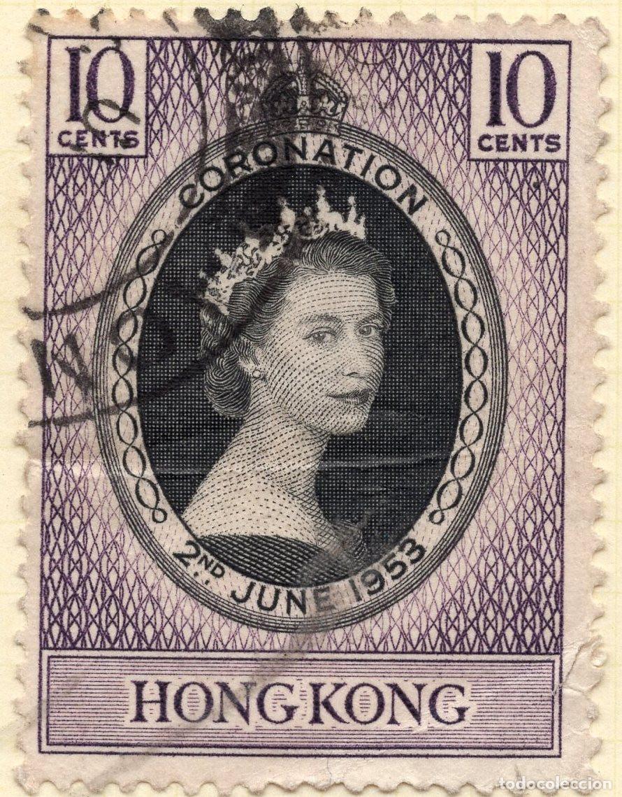 Sellos: HONG KONG 1953 STAMP MICHEL HK 177