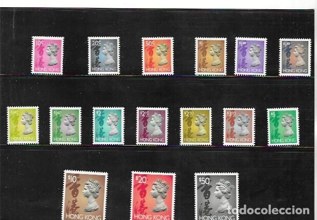 Sellos: HONG KONG N&ordm;683 AL 698 (**)