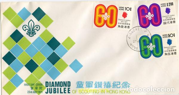 Stamps: 265752 MNH HONG KONG 1971 60 ANIVERSARIO DEL ESCULTISMO EN HONG KONG