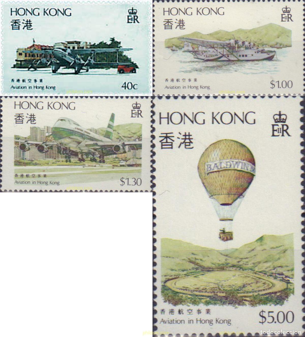 Sellos: 48234 MNH HONG KONG 1984 AVIACION EN HONG KONG