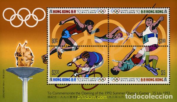 Sellos: 60986 MNH HONG KONG 1992 25 JUEGOS OLIMPICOS VERANO BARCELONA 1992