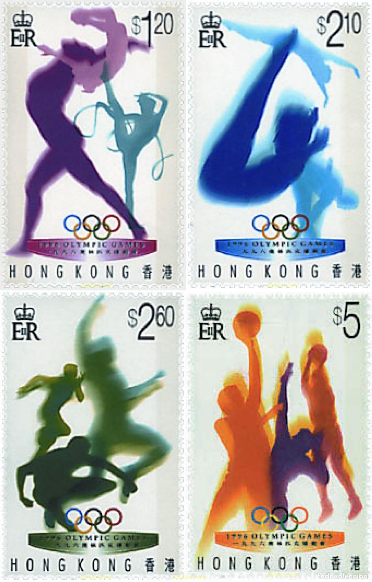 Sellos: 54782 MNH HONG KONG 1996 26 JUEGOS OLIMPICOS VERANO ATLANTA 1996