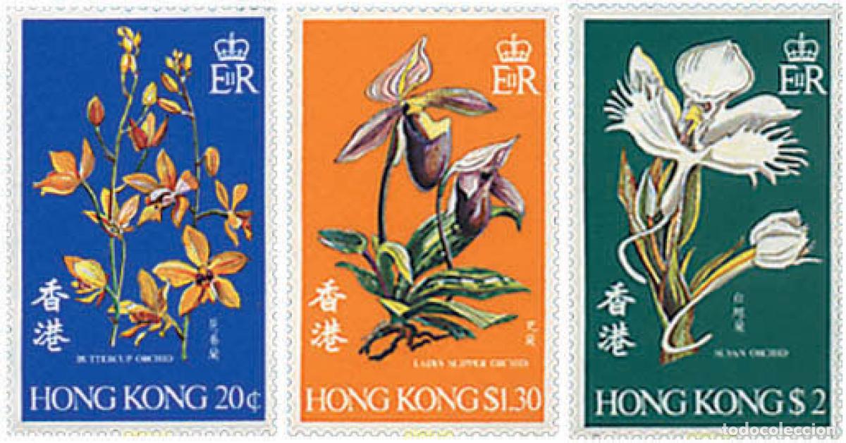 Stamps: 89569 MNH HONG KONG 1977 ORQUIDEAS