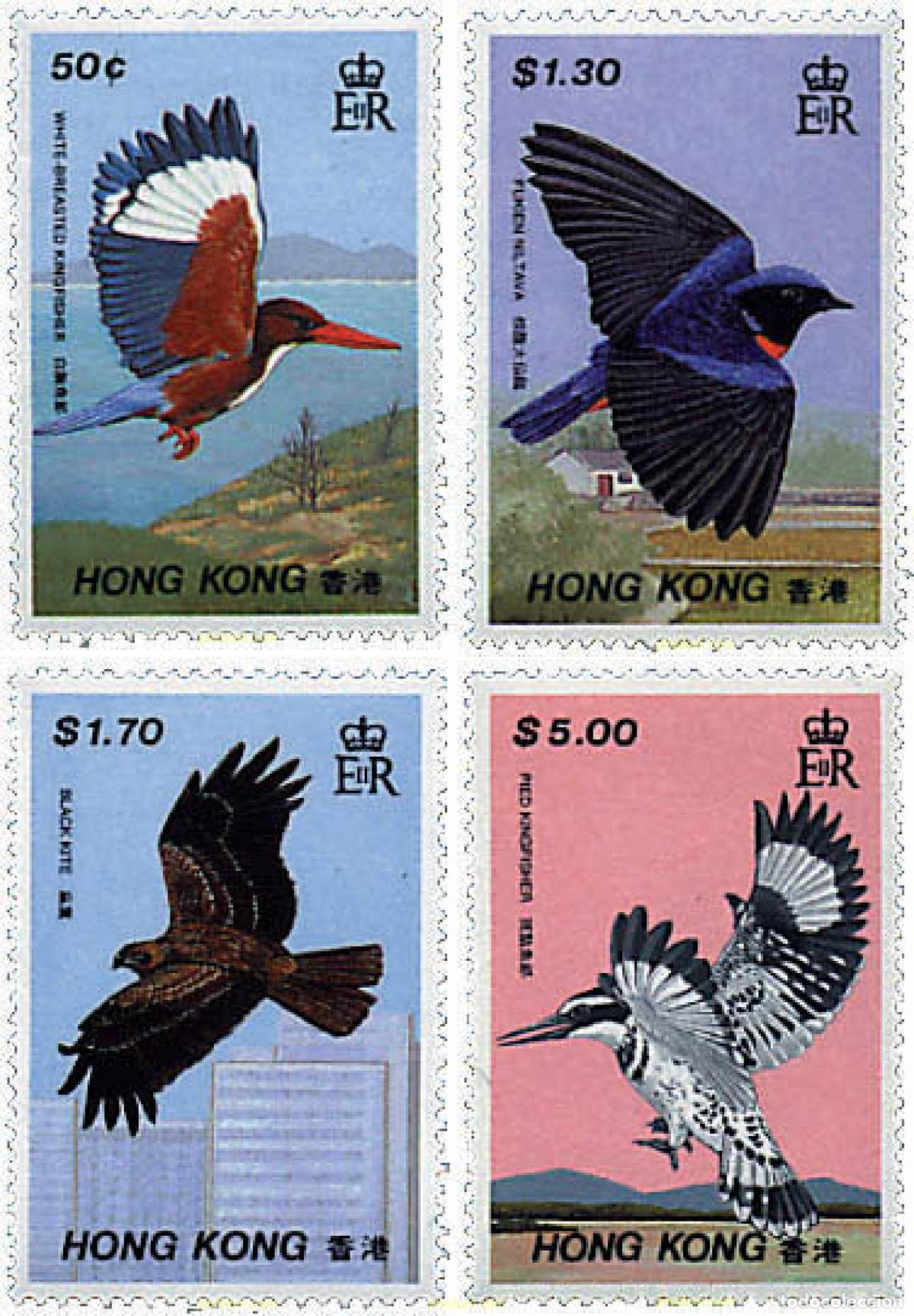 Stamps: 31349 MNH HONG KONG 1988 AVES