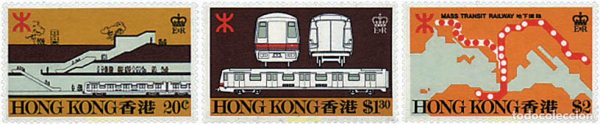 Sellos: 55061 MNH HONG KONG 1979 RED FERROVIARIA DE LA COMPA&Ntilde;IA MASS