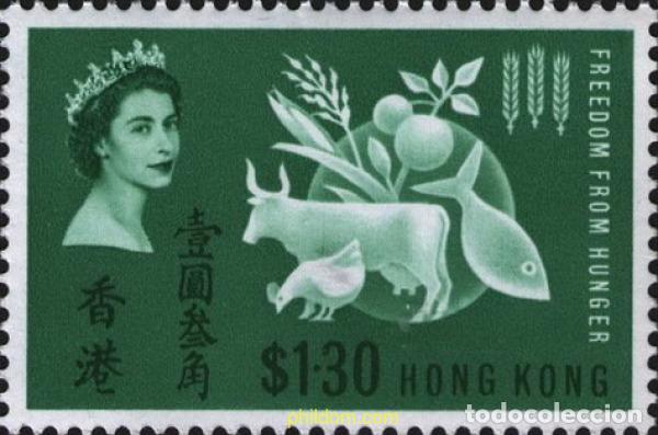 Sellos: 31346 MNH HONG KONG 1963 CAMPA&Ntilde;A CONTRA EL HAMBRE