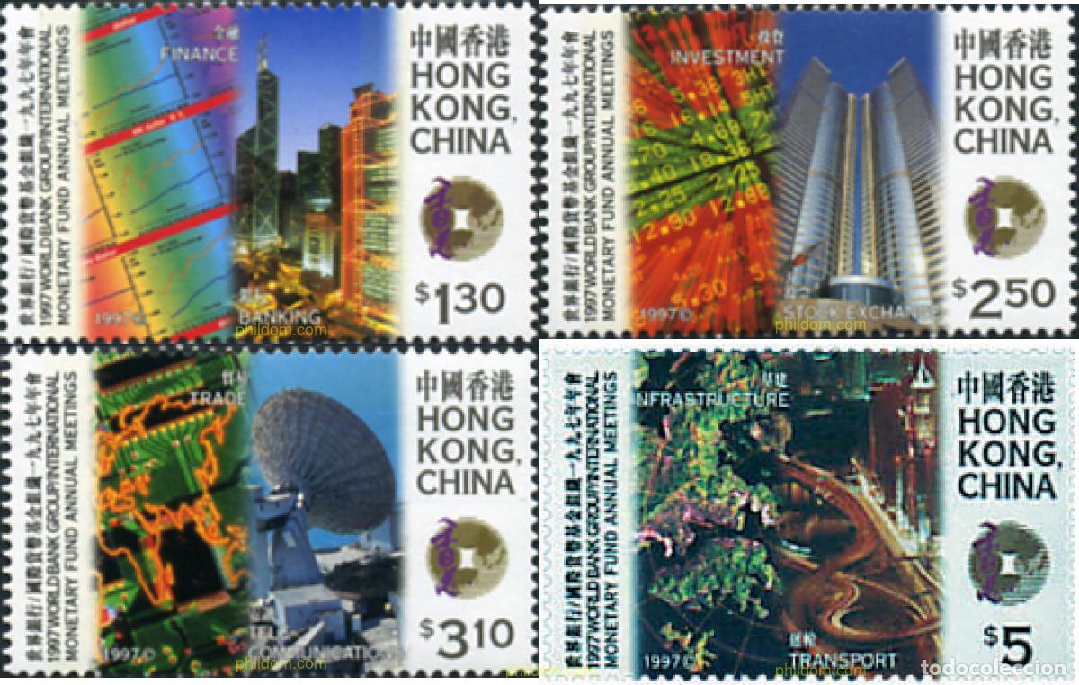 Sellos: 41976 MNH HONG KONG 1997 REUNION ANUAL DEL FONDO MONETARIO INTERNACIONAL