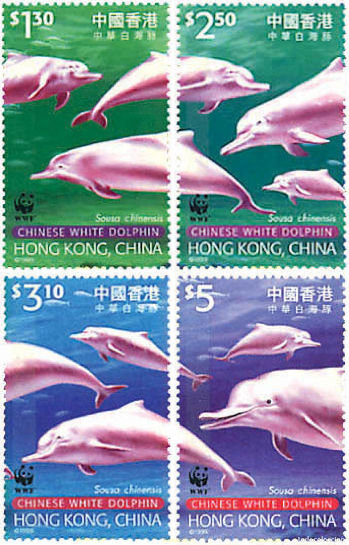 Sellos: 83920 MNH HONG KONG 1999 DELFIN BLANCO CHINO