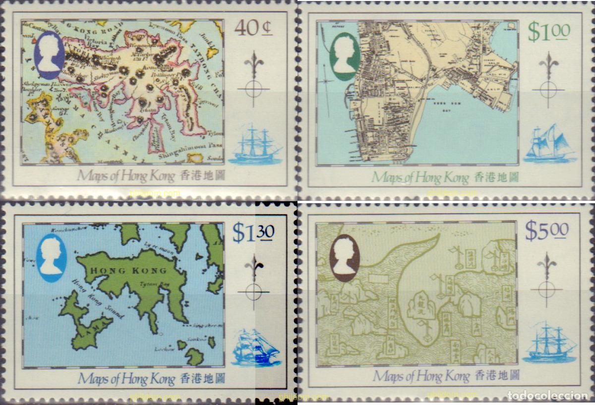 Sellos: 55068 MNH HONG KONG 1984 MAPAS