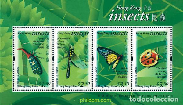 Sellos: 76058 MNH HONG KONG 2000 INSECTOS
