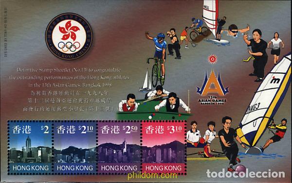 Sellos: 74925 MNH HONG KONG 1999 13 JUEGOS ASIATICOS EN BANGKOK 1998