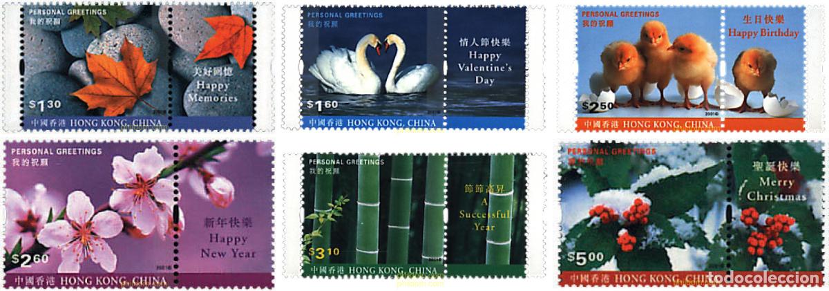 Sellos: 89586 MNH HONG KONG 2001 SELLOS DE MENSAJES