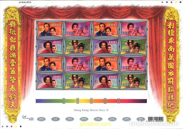 Sellos: 8421 MNH HONG KONG 2001 ACTORES Y ACTRICES DE CINE