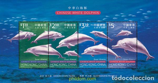 Sellos: 83922 MNH HONG KONG 1999 DELFIN BLANCO CHINO