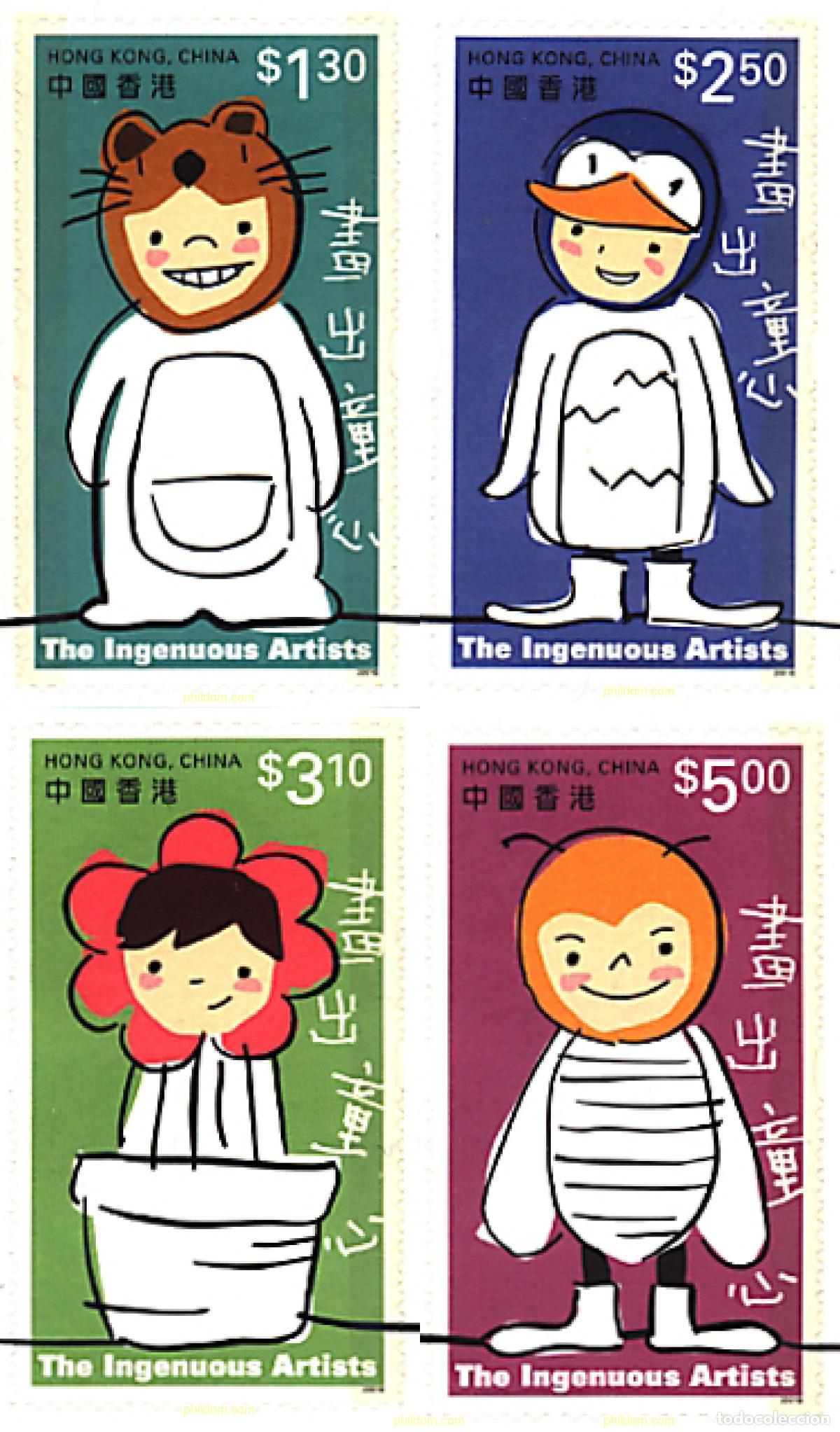 Sellos: 99742 MNH HONG KONG 2001 LOS ARTISTAS INGENIOSOS