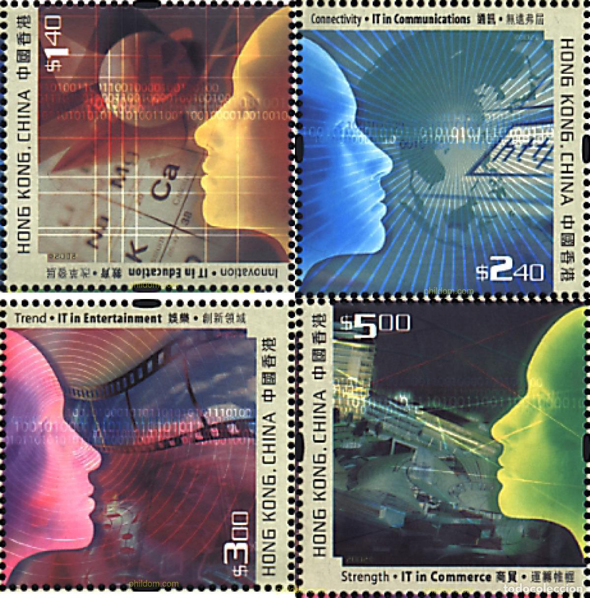 Sellos: 91625 MNH HONG KONG 2002 CYBER-INDUSTRIA