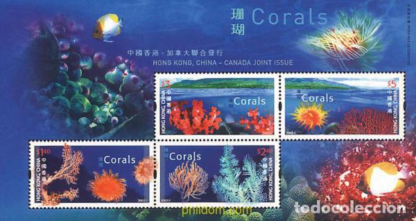Sellos: 97936 MNH HONG KONG 2002 CORALES