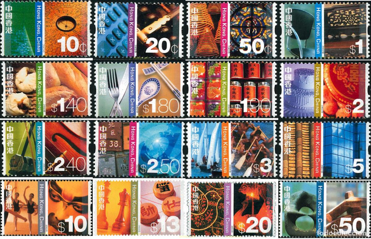 Sellos: 102937 MNH HONG KONG 2002 CULTURA ORIENTAL Y OCCIDENTAL