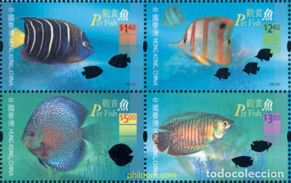 Sellos: 132015 MNH HONG KONG 2003 PECES DE ACUARIO