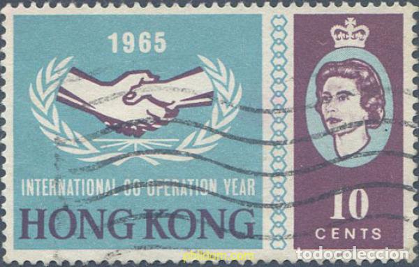 Timbres: 654063 USED HONG KONG 1965 A&Ntilde;O DE LA COOPERACION INTERNACIONAL