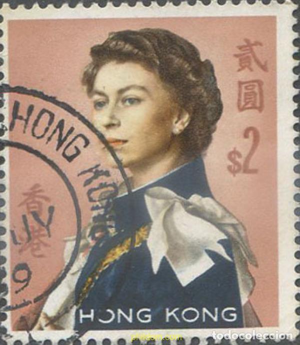Sellos: 654054 USED HONG KONG 1962 ISABEL II