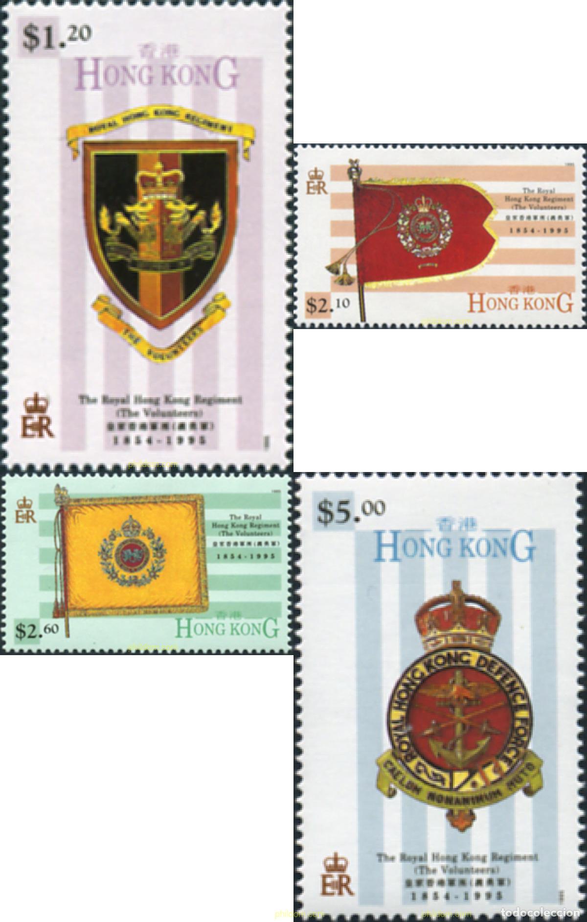 Sellos: 140142 MNH HONG KONG 1995 LICENCIAMIENTO DEL REGIMIENTO REAL DE HONG KONG