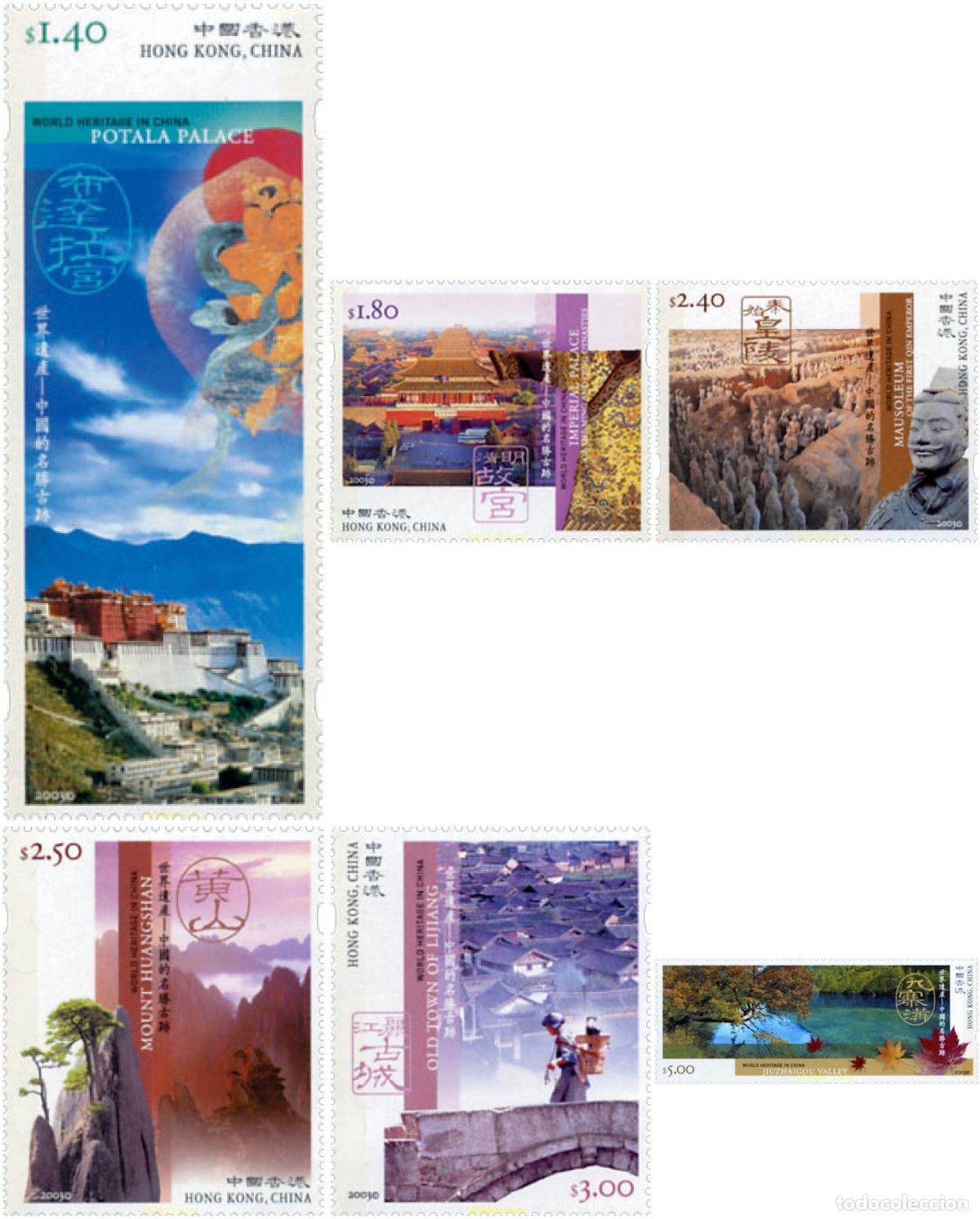 Sellos: 142895 MNH HONG KONG 2003 PATRIMONIO MUNDIAL