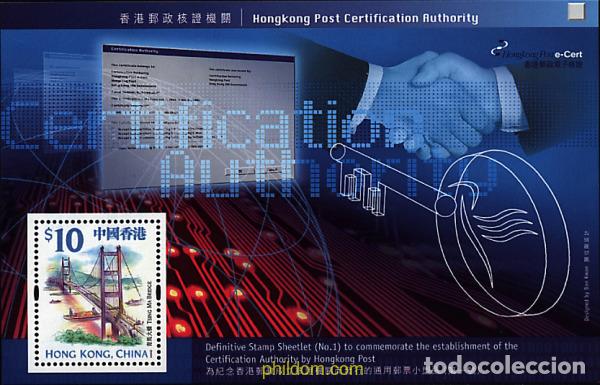 Sellos: 151074 MNH HONG KONG 2000 AUTORIDAD DE CERTIFICACION POSTAL