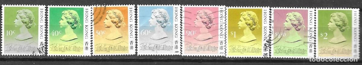 Sellos: SELLOS USADOS DE HONG KONG 1990, YT 600/ 03 + 606/ 08 + 611