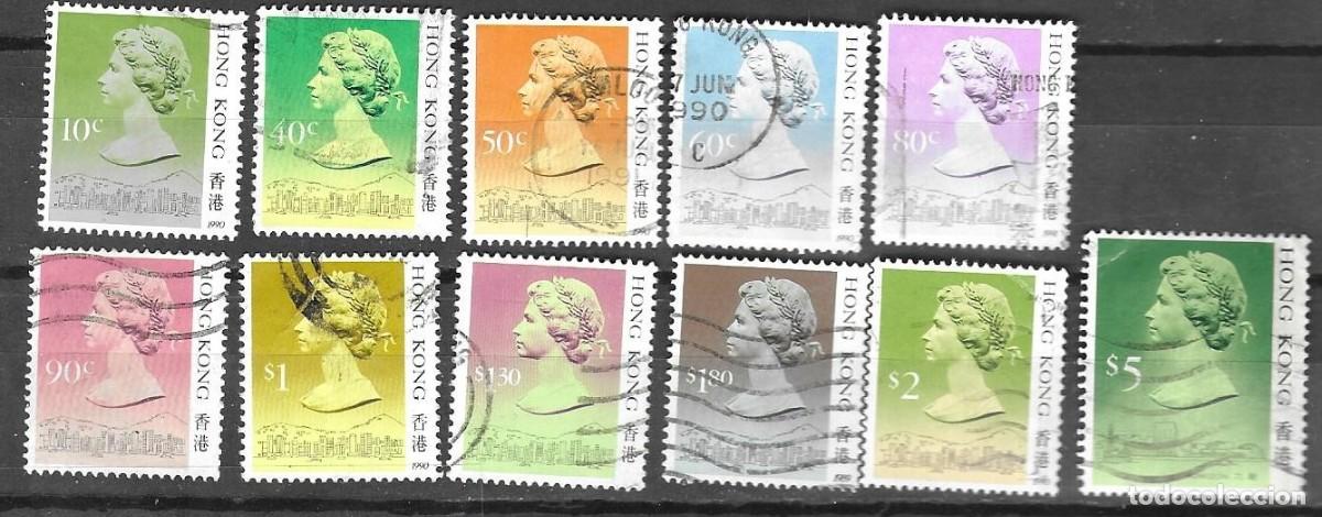 Sellos: SELLOS USADOS DE HONG KONG 1990, YT 600/ 03 + 605/ 08 + 610/ 12