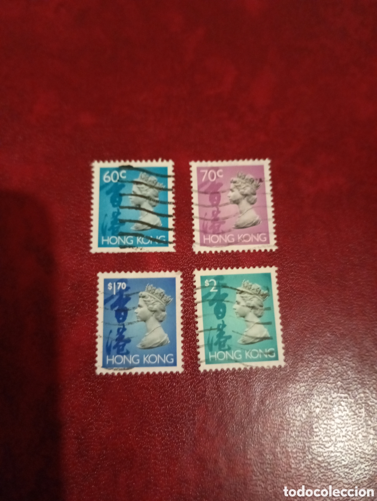 Sellos: Hong Kong Isabel II .....