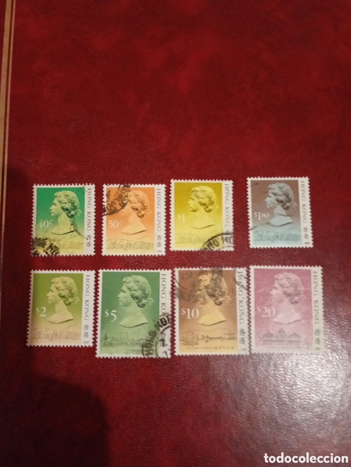 Sellos: Hong Kong 1980 Isabel II